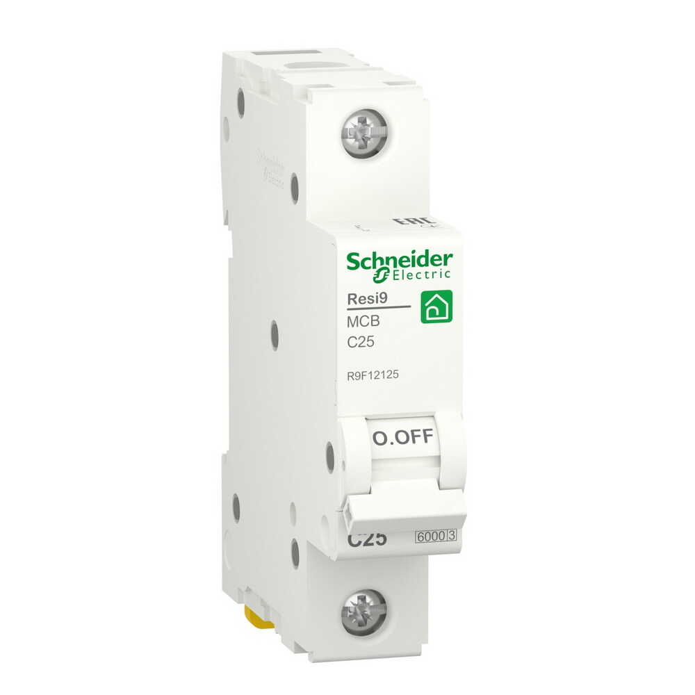 25 А Автомат Шнайдер Автоматический выключатель Schneider Electric 1P Resi9 