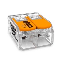 WAGO 221 прозрачная 2я 221-412