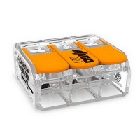 WAGO 221 прозрачная 3я 221-413