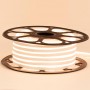 Светодиодный неон белый теплый 12В, 120led/м, 8Вт/м