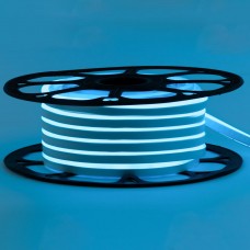 Светодиодный неон голубой 12В, 120led/м, 8Вт/м