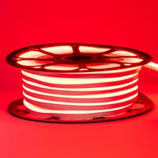 Светодиодный неон красный 12В, 120led/м, 8Вт/м