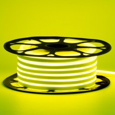 Светодиодный неон лимонный 12В, 120led/м, 8Вт/м
