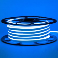 Светодиодный неон синий 12В, 120led/м, 8Вт/м