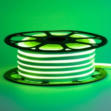 Светодиодный неон зеленый 12В, 120led/м, 8Вт/м